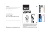 Draper EPDM Pump Sprayer, 10L Operating instructions