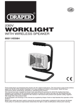 Draper 230V Worklight Operating instructions