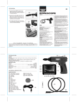 Draper Rechargeable Pistol Grip Boroscope Operating instructions