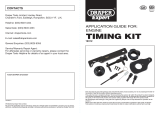 Draper Engine Timing Kit Operating instructions