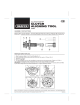 Draper Clutch Mate - The Universal Clutch Aligning Tool Operating instructions