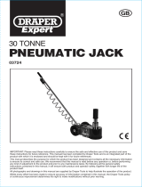Draper Pneumatic Jack Operating instructions