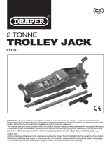Draper Professional Garage Trolley Jack Operating instructions
