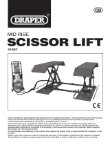Draper Hydraulic Mid Rise Scissor Lift Operating instructions