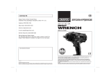 Draper Storm Force 20V 1/2" Mid-Torque Impact Wrench Operating instructions