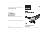 Draper 115mm Angle Grinder Operating instructions