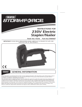 Draper Storm Force Nailer/Stapler, 16mm Operating instructions