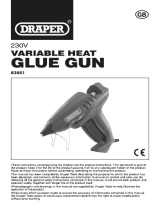 Draper Storm Force Variable Heat Glue Gun Operating instructions