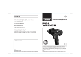 Draper Storm Force 20V Mid-Torque Impact Wrench, 1/2", 250Nm Operating instructions