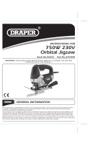 Draper Orbital Jigsaw Operating instructions