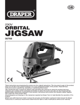 Draper Jigsaw, 800W Operating instructions