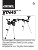 Draper Mobile and Extendable Mitre Saw Stand Operating instructions