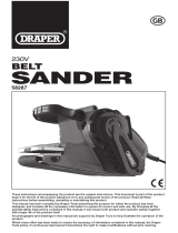 Draper 75mm Belt Sander Operating instructions