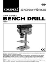 Draper 5 Speed Bench Drill Operating instructions