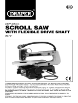 Draper 405mm Variable Speed Fretsaw Operating instructions