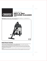 Draper 30L Wet and Dry Vacuum Cleaner Operating instructions