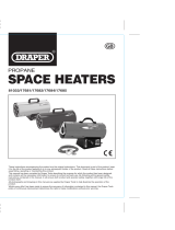 Draper Jet Force, Stainless Steel Propane Space Heater Operating instructions