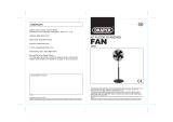 Draper Industrial Floor Standing Fan Operating instructions