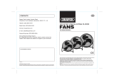 Draper Oscillating Industrial Fan Operating instructions
