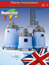 Numatic WV900 Owner Instructions