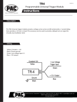 PAC TR-4 User manual