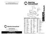 PAC GMK420 User manual