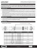 PAC APH-FD01 User manual