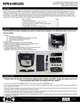 PAC RPK4-HD1101 Operating instructions
