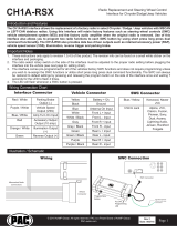 PAC CH1A-RSX User manual