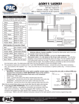 PAC LCCH11 User manual