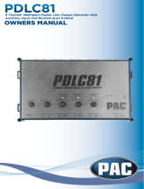 PAC PDLC81 User manual