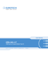 Eurotech CPU-161-17 Owner's manual