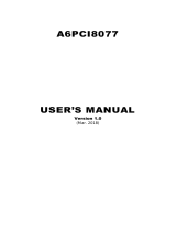 Eurotech A6pci8077 Owner's manual