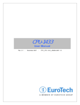 Eurotech CPU-1433 Owner's manual
