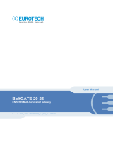 Eurotech BoltGATE 20-25 Owner's manual