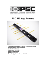 PSC 941 Yagi Antenna User manual