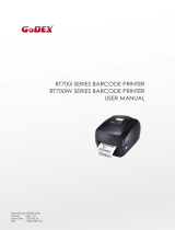 Godex RT700iW series User manual