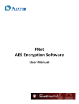 Plextor EX1 encryption software User manual
