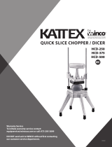 Winco KATTEX™ Quick Slice Chopper/Dicer User manual