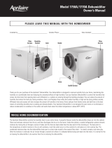 Aprilaire 1770A User manual