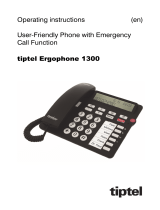 Tiptel Ergophone 1310 User manual
