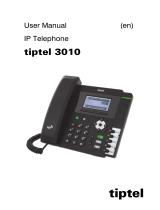 Tiptel 3020 User manual