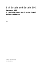 Bull Escala Extended RSF (Remote Service guide