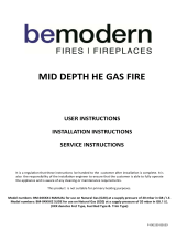 Broseley Mid-Depth High Efficiency inset gas fire Installation guide