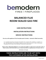 Hearth Products Balanced Flue inset gas fire Installation guide