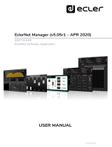 Ecler Net Manager User manual