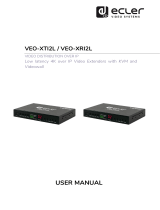 Ecler VEO-XTI2L & VEO-XRI2L User manual