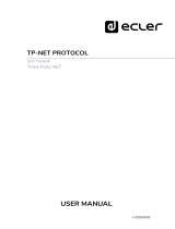 Ecler TP-NET Protocol User manual
