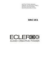 Ecler DAC161 User manual