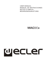 Ecler MAC90v User manual